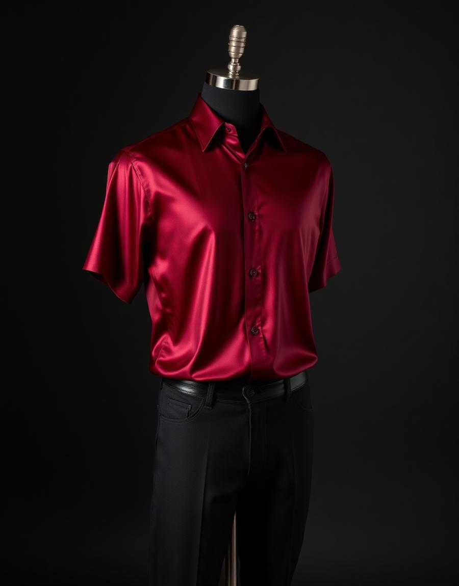 Rosso Silk Shirt
